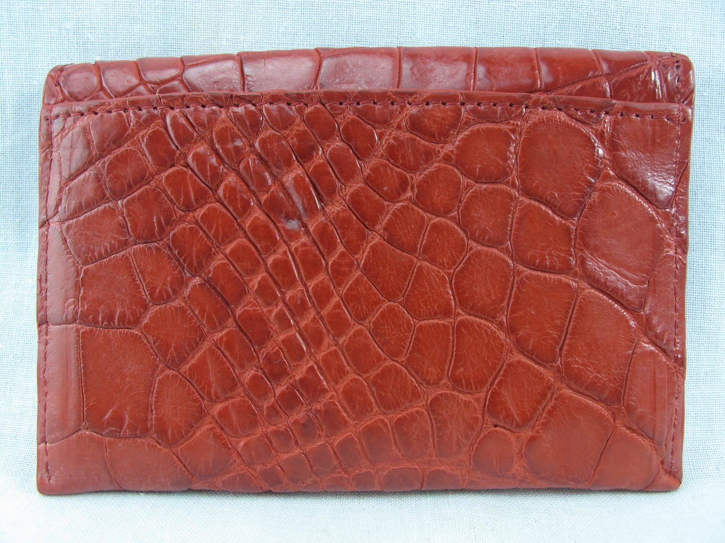 Genuine Crocodile Skin Leather Business & Credit Card Holder Women's Wallet