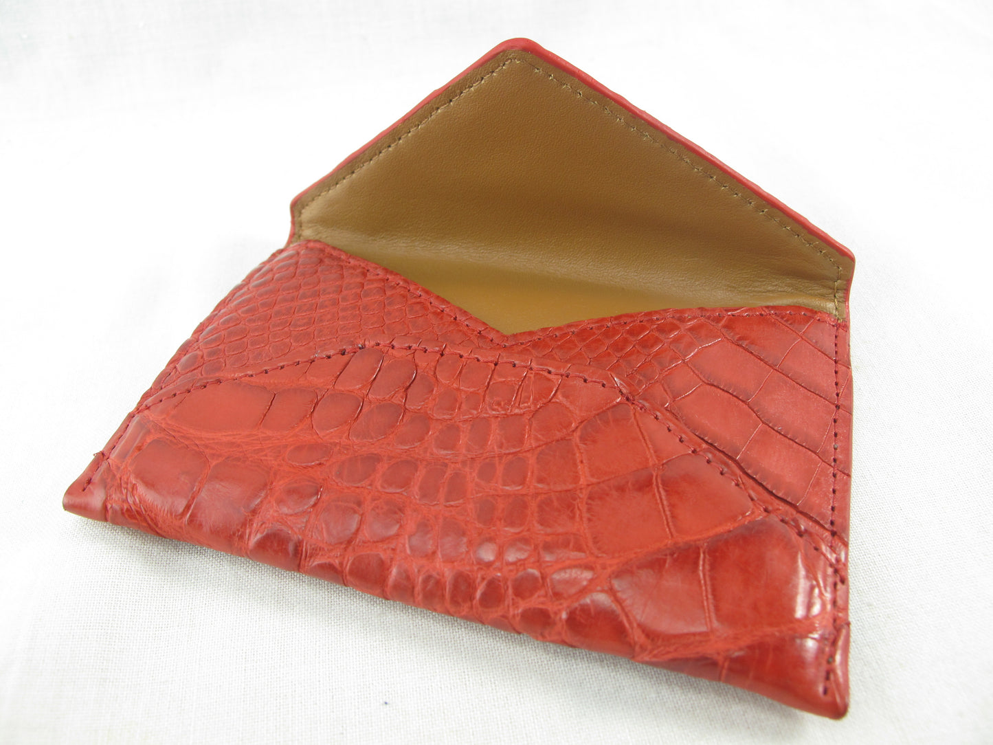 Genuine Crocodile Skin Leather Business & Credit Card Holder Women's Wallet