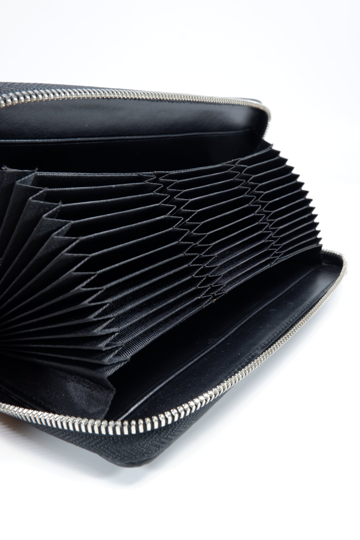 Genuine Crocodile Belly Skin Leather Zip Around Clutch Wallet Purse