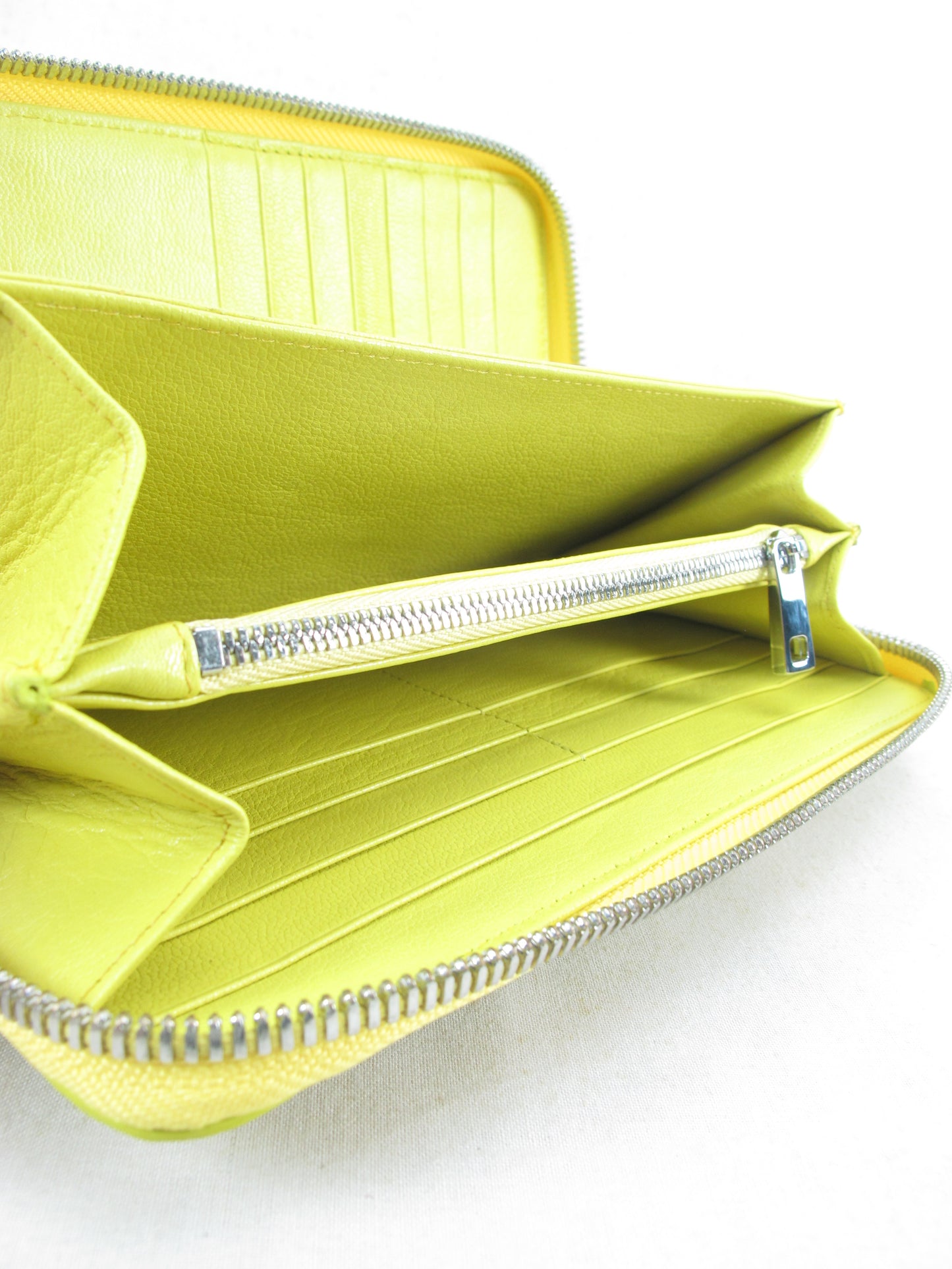 Genuine Crocodile Tail Skin Leather Large Zip Around Clutch Wallet Purse