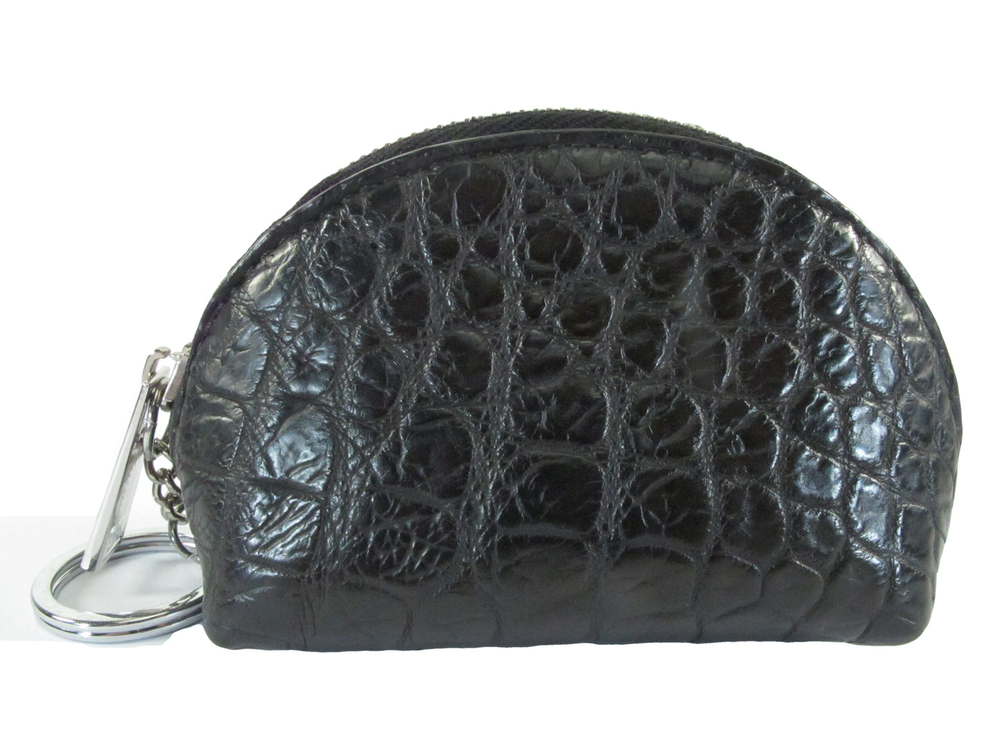 Genuine Crocodile Skin Leather Women's Zip Wallet Coins Purse