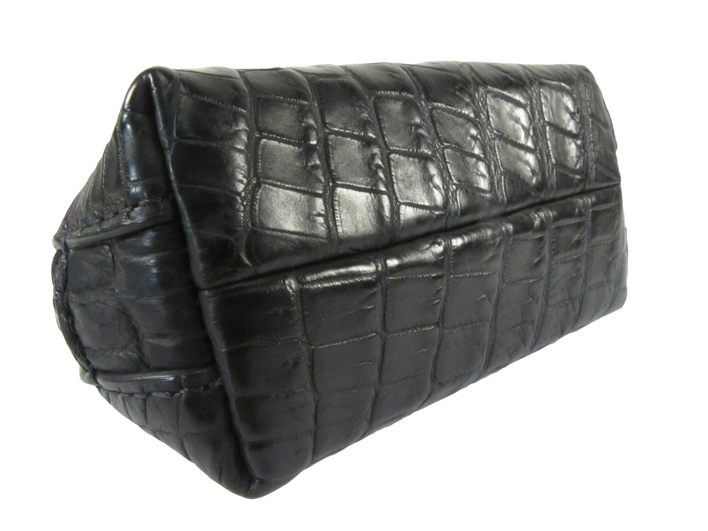 Genuine Crocodile Skin Leather Women's Zip Wallet Coins Purse