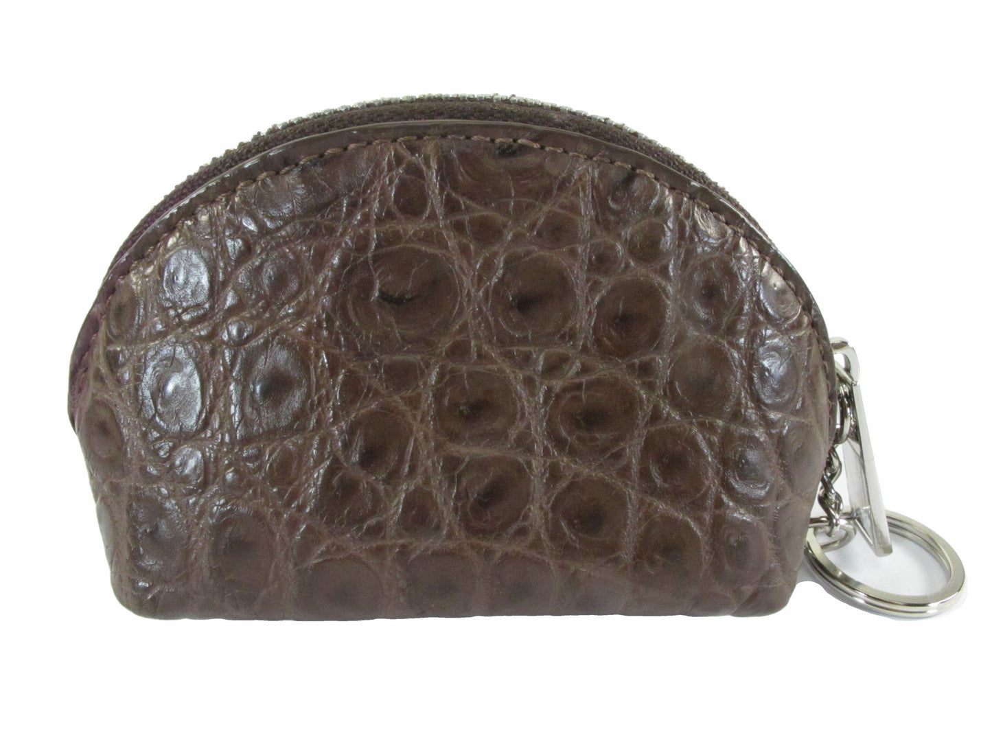 Genuine Crocodile Skin Leather Women's Zip Wallet Coins Purse