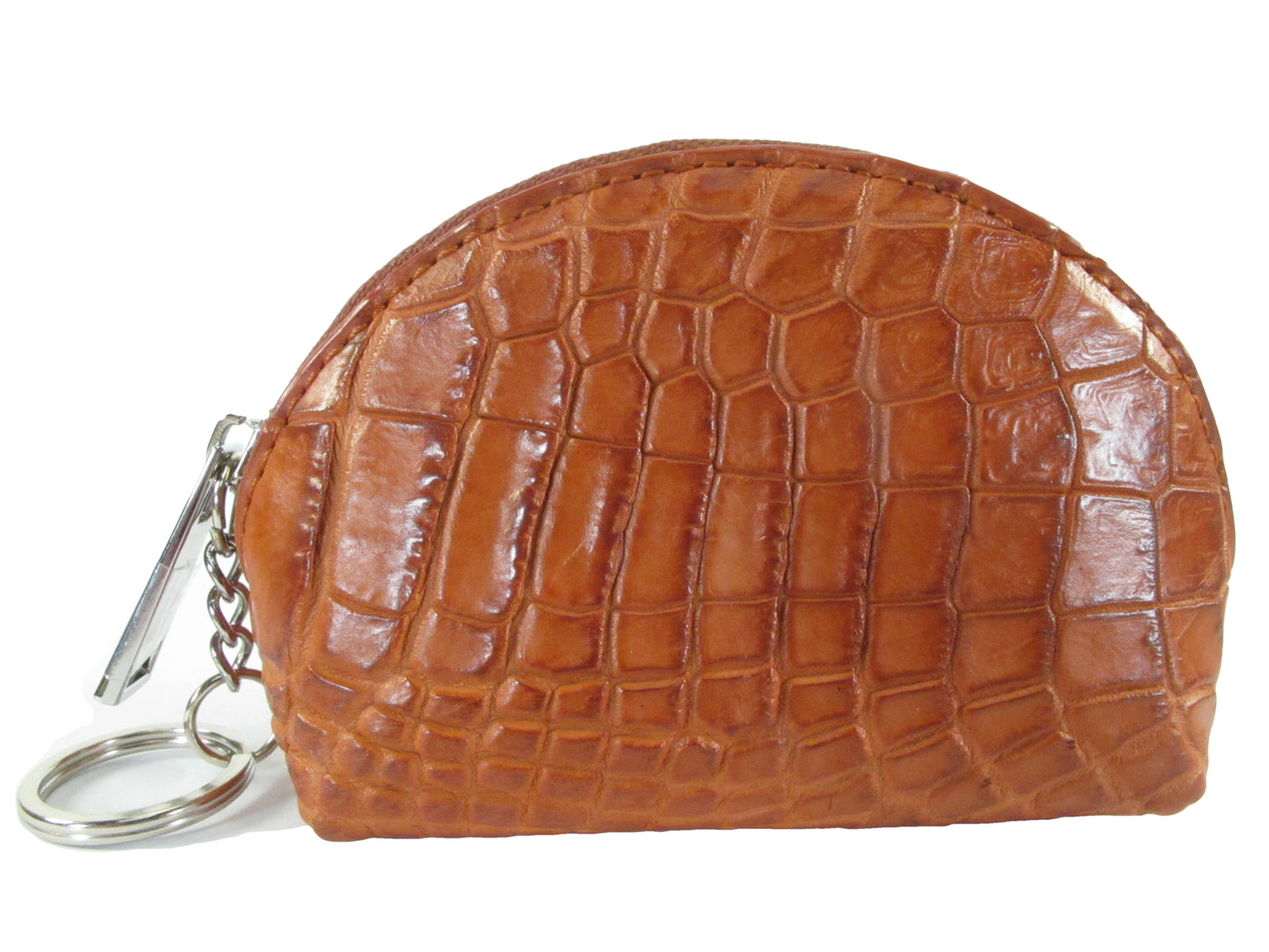 Genuine Crocodile Skin Leather Women's Zip Wallet Coins Purse