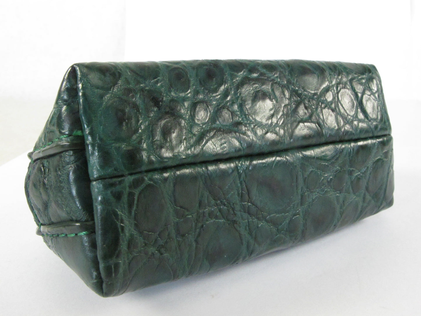 Genuine Crocodile Skin Leather Women's Zip Wallet Coins Purse