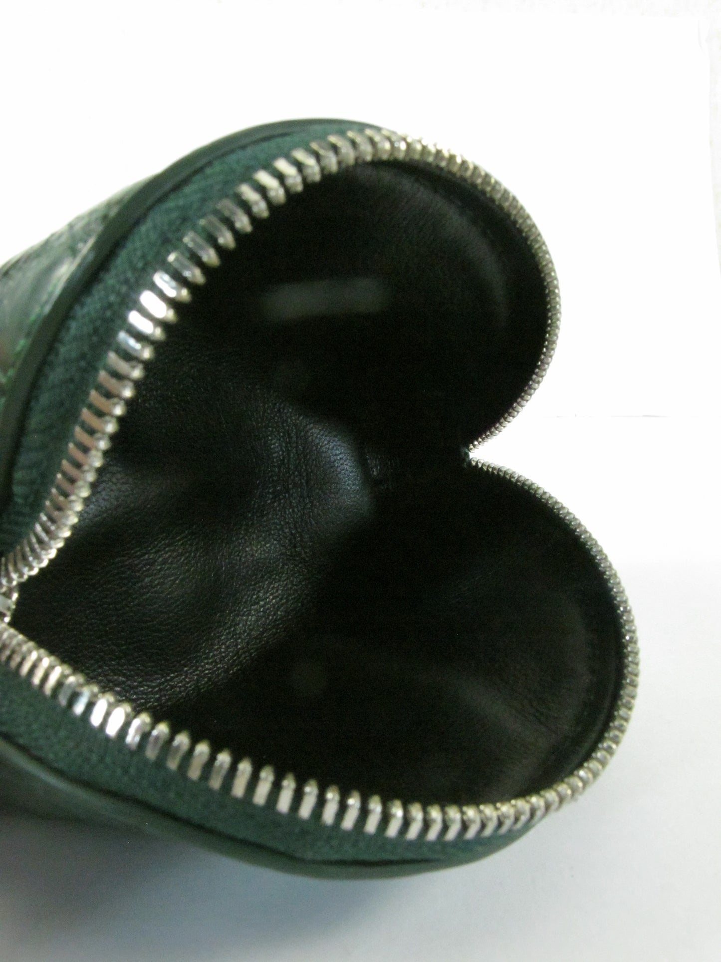 Genuine Crocodile Skin Leather Women's Zip Wallet Coins Purse