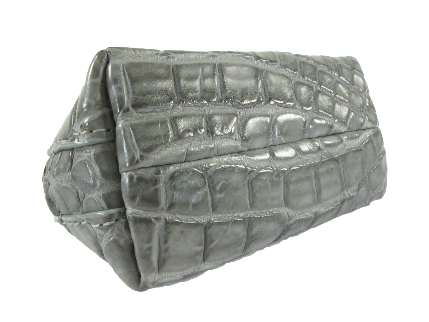 Genuine Crocodile Skin Leather Women's Zip Wallet Coins Purse