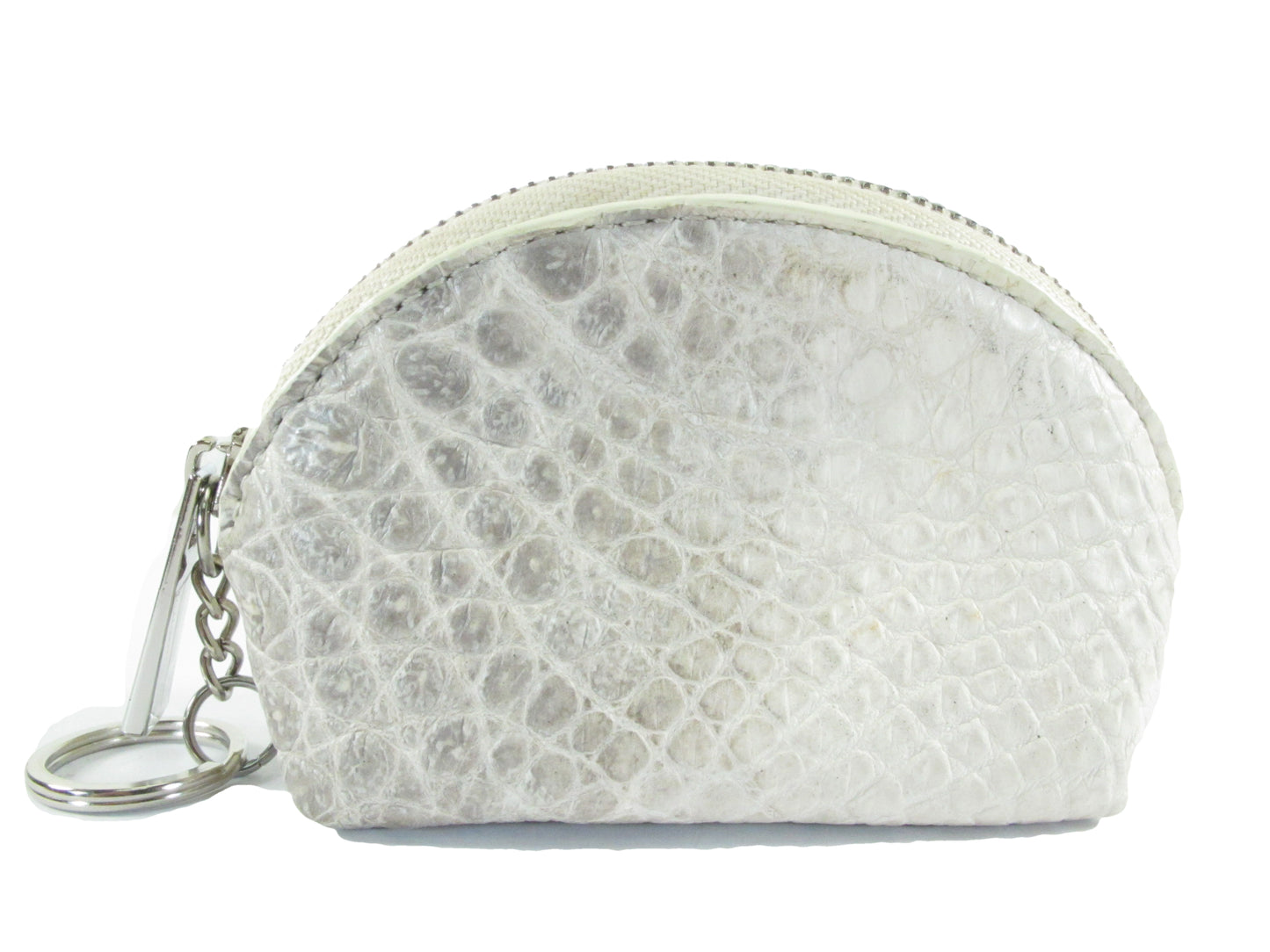 Genuine Crocodile Skin Leather Women's Zip Wallet Coins Purse