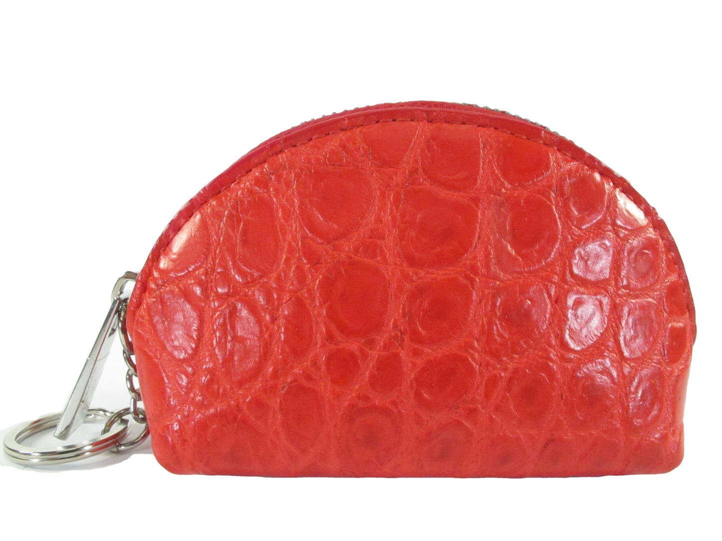 Genuine Crocodile Skin Leather Women's Zip Wallet Coins Purse