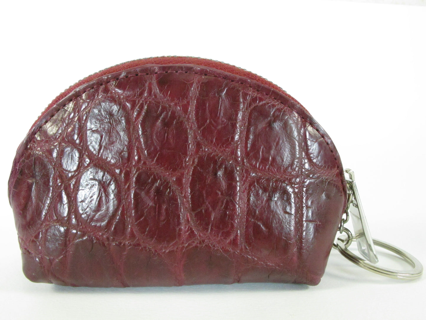 Genuine Crocodile Skin Leather Women's Zip Wallet Coins Purse