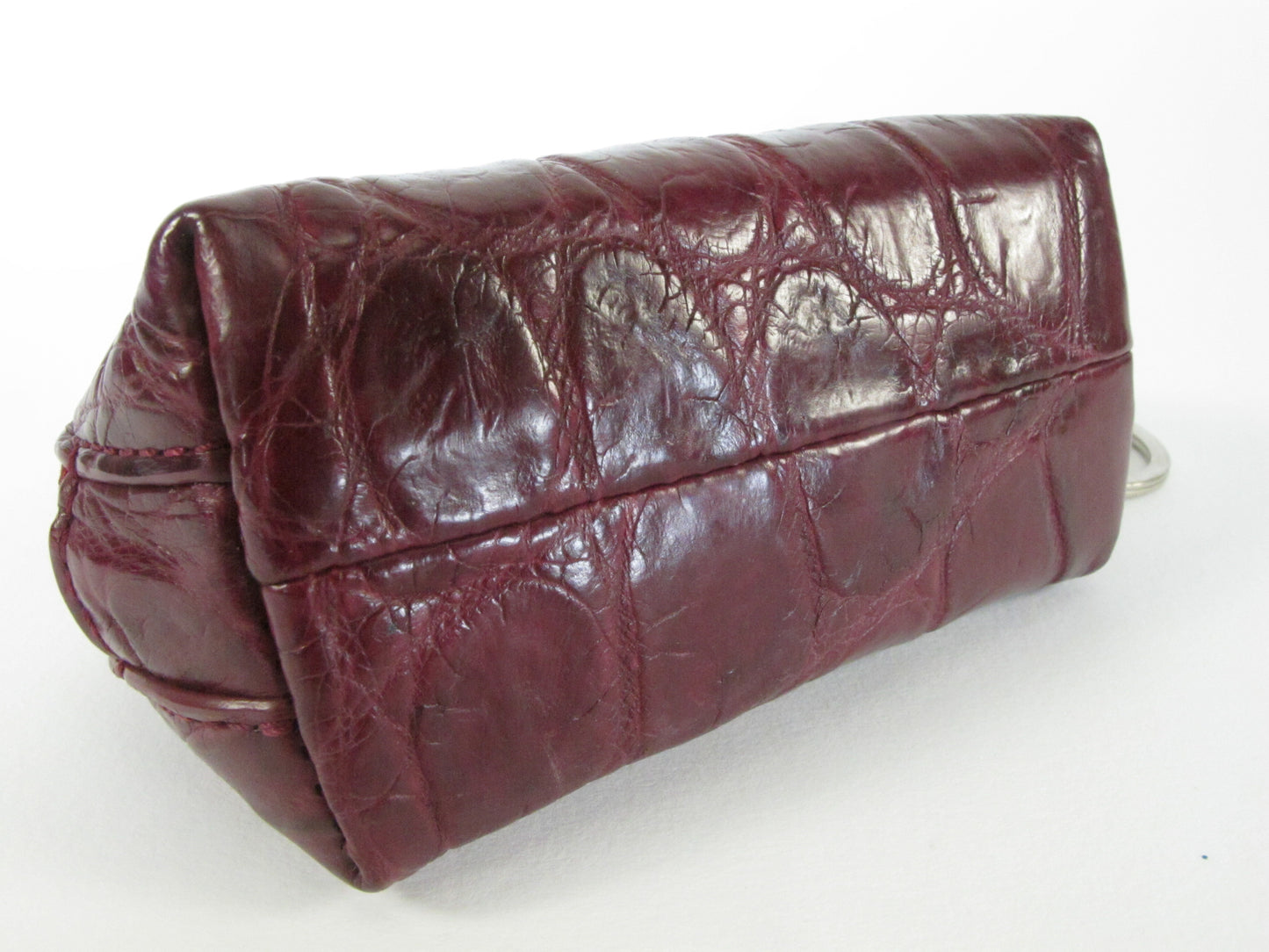 Genuine Crocodile Skin Leather Women's Zip Wallet Coins Purse