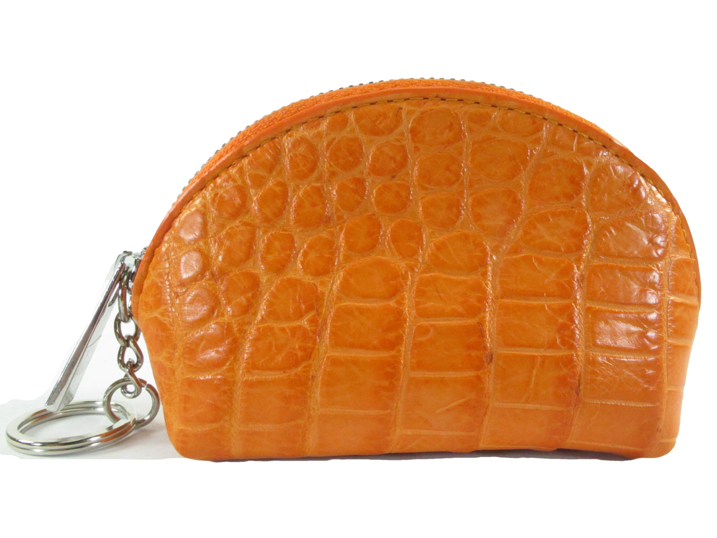 Genuine Crocodile Skin Leather Women's Zip Wallet Coins Purse