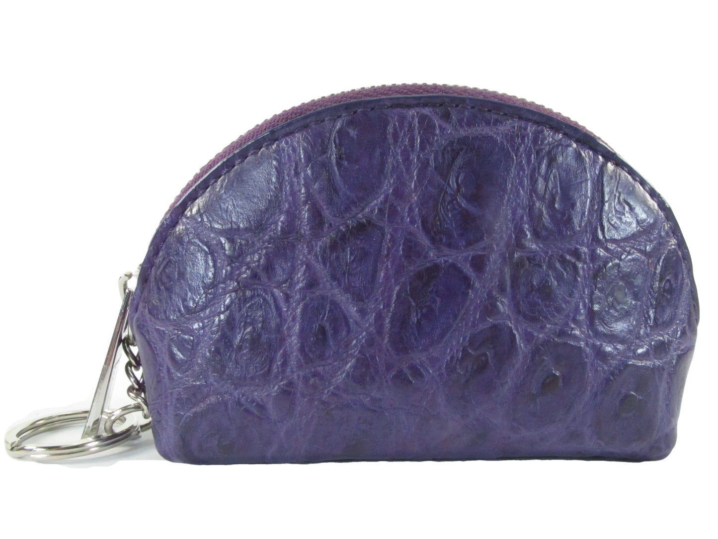 Genuine Crocodile Skin Leather Women's Zip Wallet Coins Purse