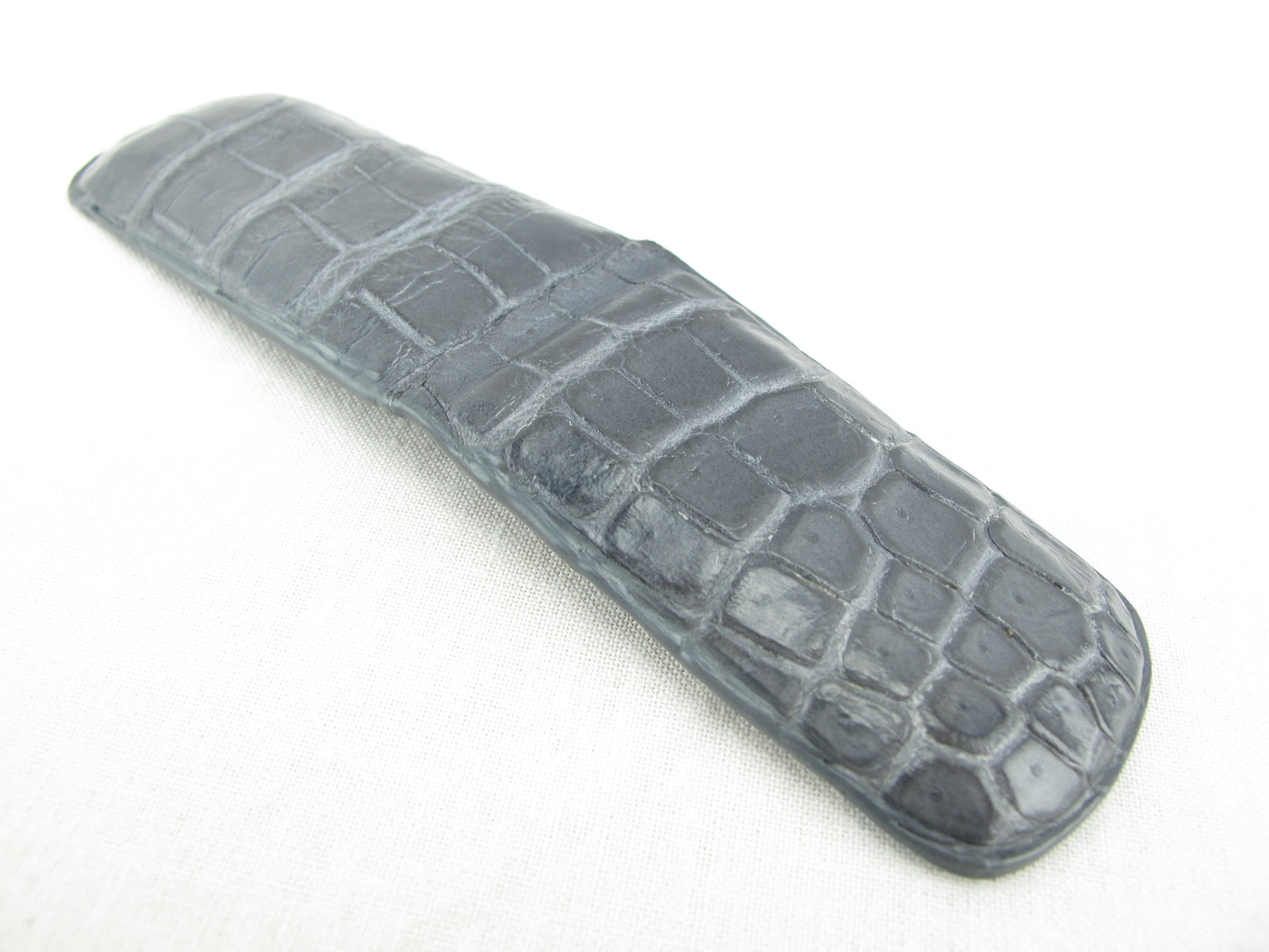 Genuine Crocodile Skin Leather Magnetic Money Clip Banknote Wallet