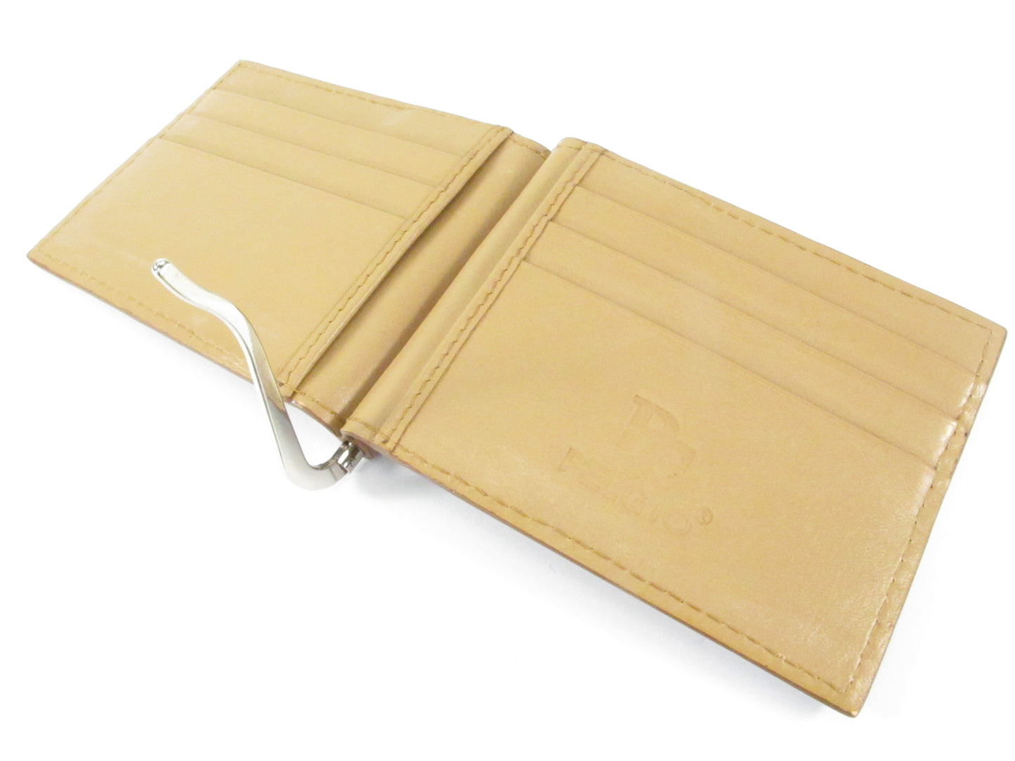 Genuine Crocodile Tail Skin Leather Money Clip Slim Bifold Men's Wallet