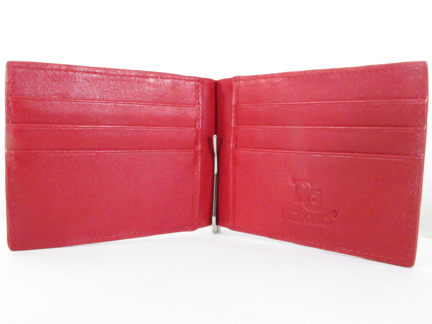 Genuine Crocodile Tail Skin Leather Money Clip Slim Bifold Men's Wallet