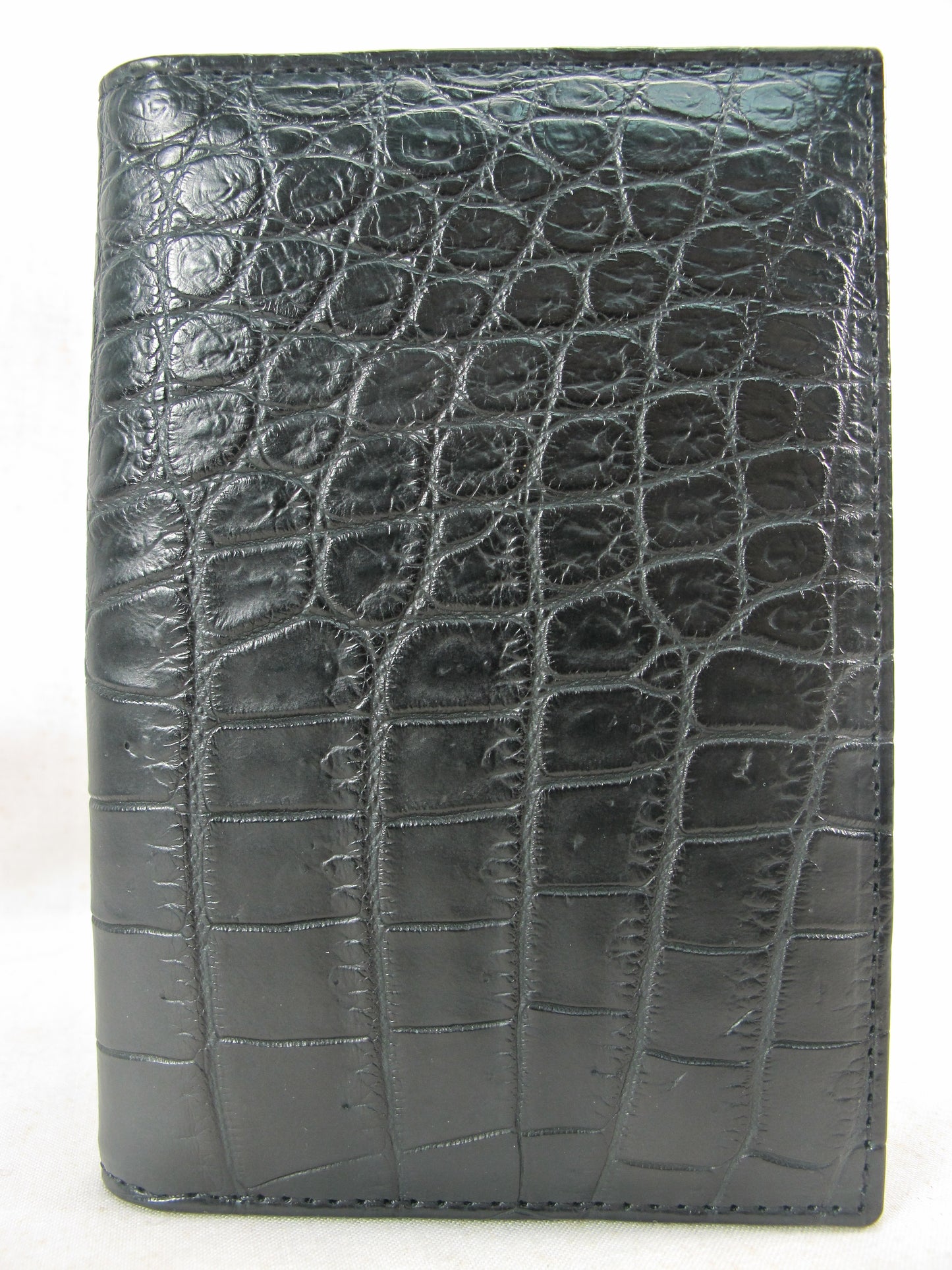 Genuine Crocodile Belly Skin Leather Luxury Passport & Card Holder Wallet