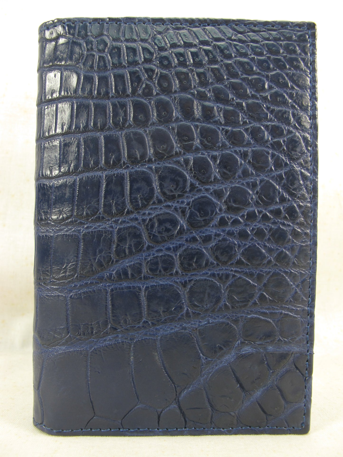 Genuine Crocodile Belly Skin Leather Luxury Passport & Card Holder Wallet