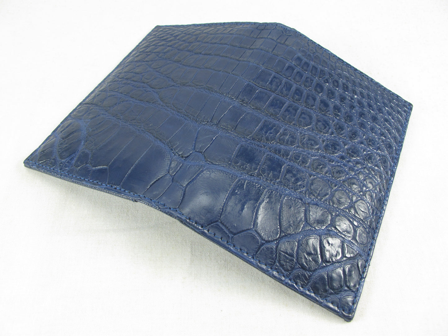 Genuine Crocodile Belly Skin Leather Luxury Passport & Card Holder Wallet