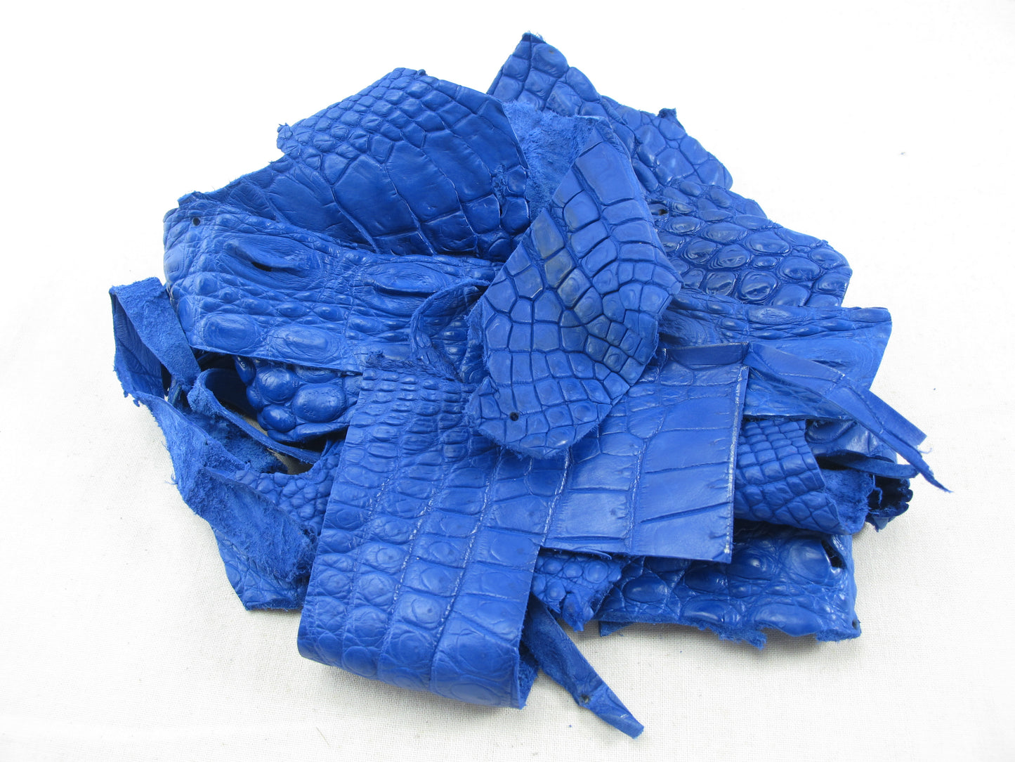 Genuine Crocodile Skin Leather Scraps Hide Pelt 100 grams