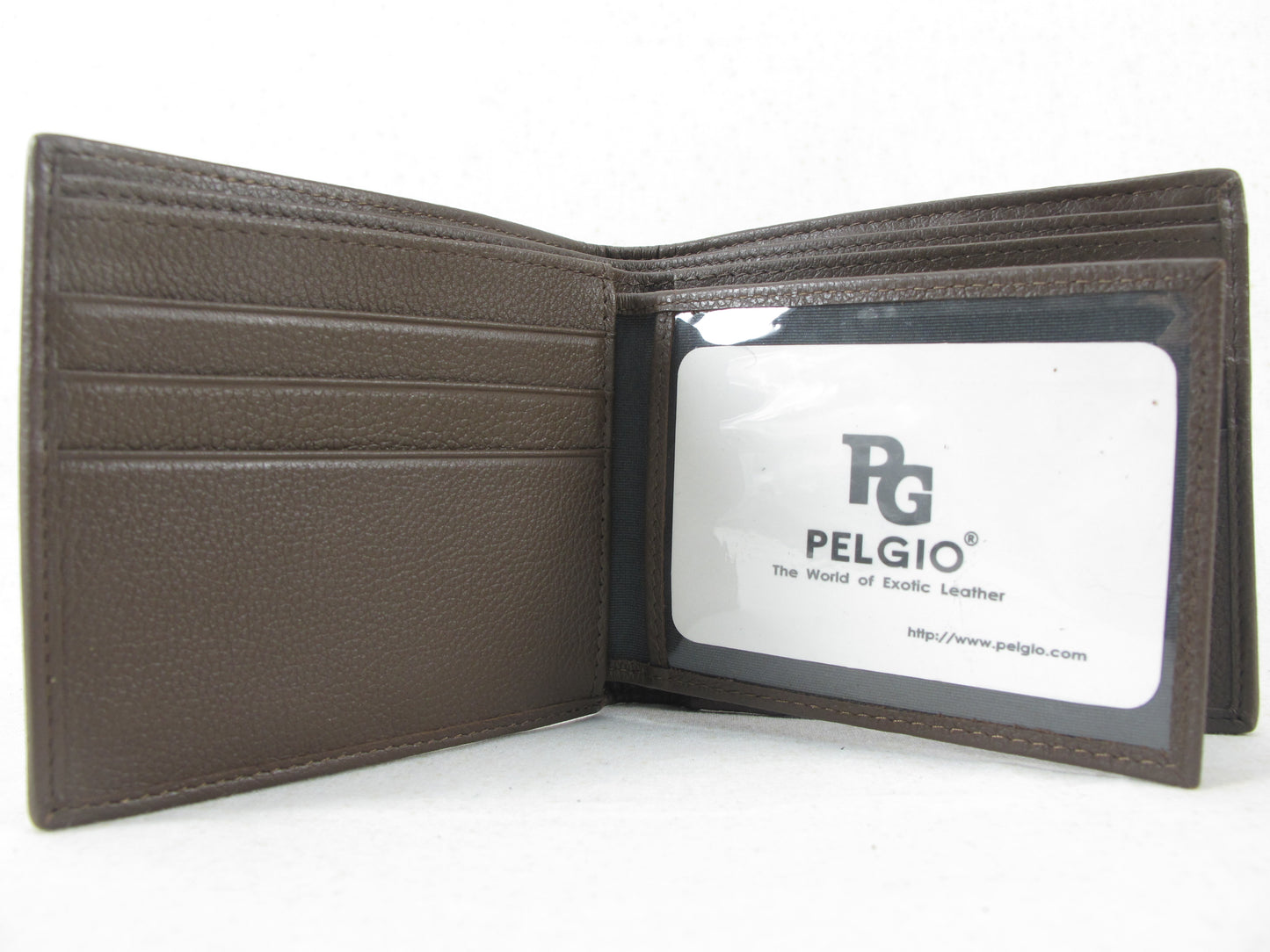 Genuine Crocodile Belly Skin Leather Luxury Bifold Wallet