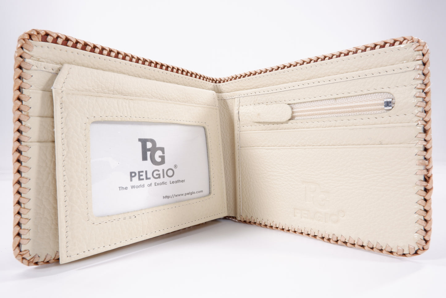 Genuine Reticulated Python Snake Skin Leather Handmade Bifold Wallet