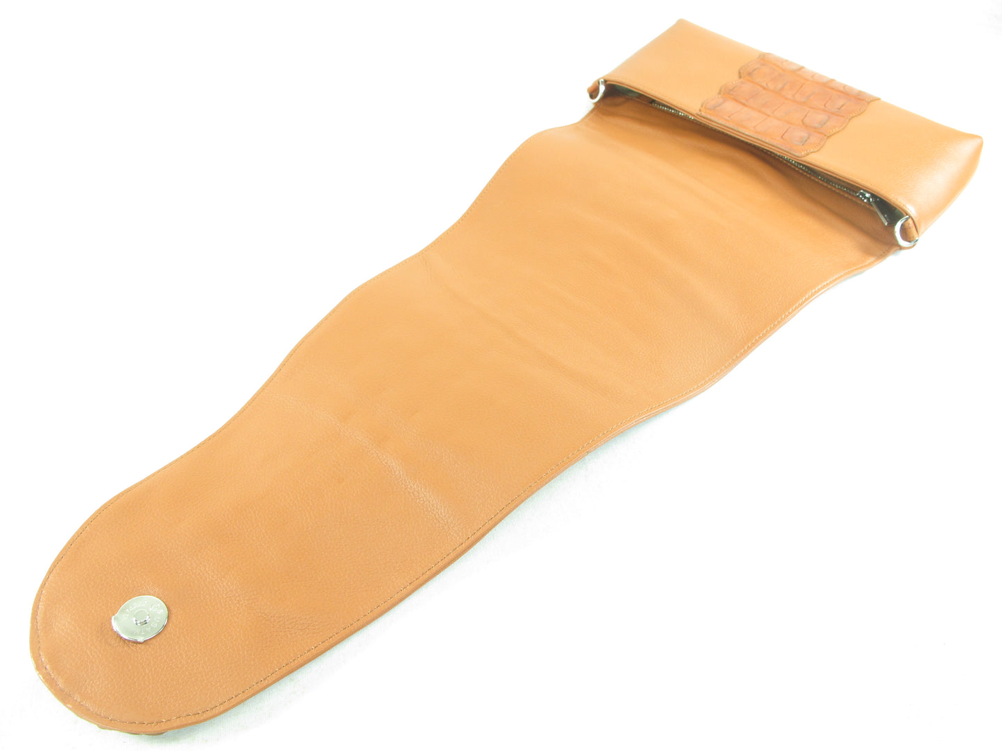 Genuine Alligator Crocodile Hornback Skin Leather Women's Clutch & Shoulderbag Purse