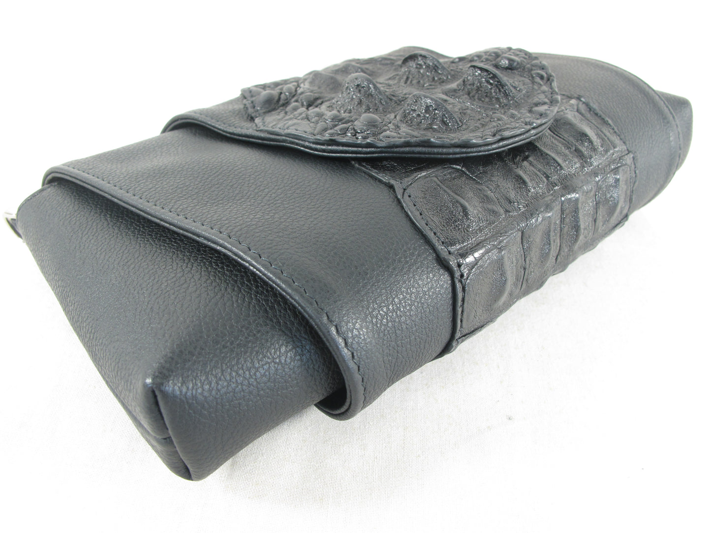 Genuine Alligator Crocodile Hornback Skin Leather Women's Clutch & Shoulderbag Purse