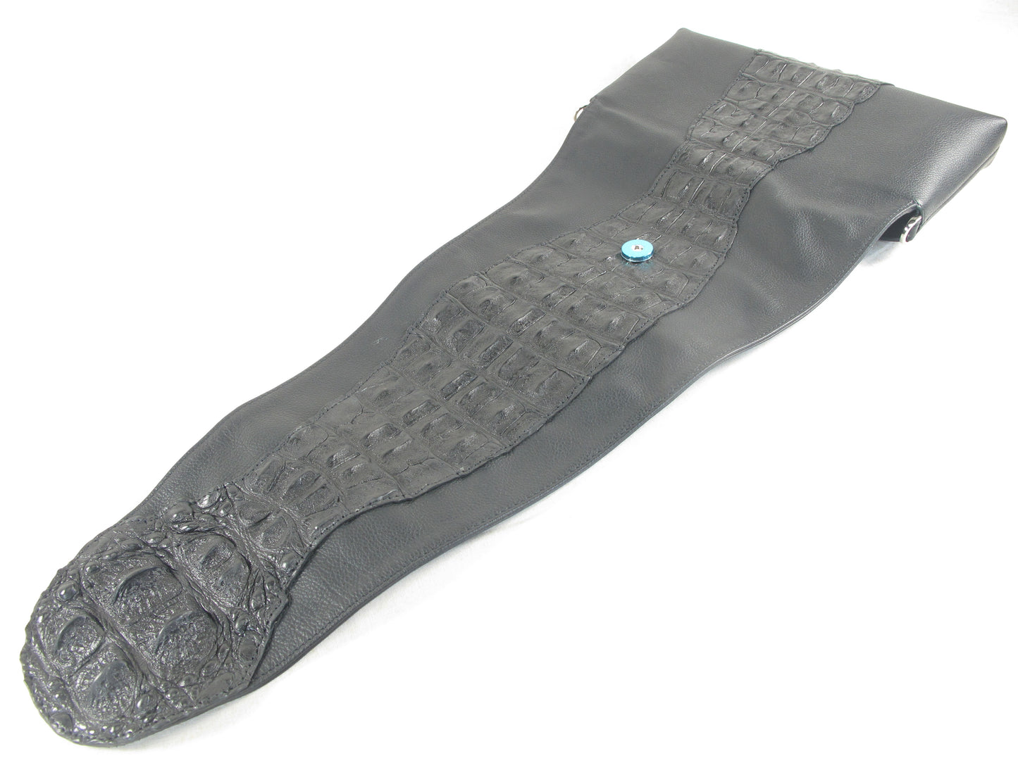 Genuine Alligator Crocodile Hornback Skin Leather Women's Clutch & Shoulderbag Purse