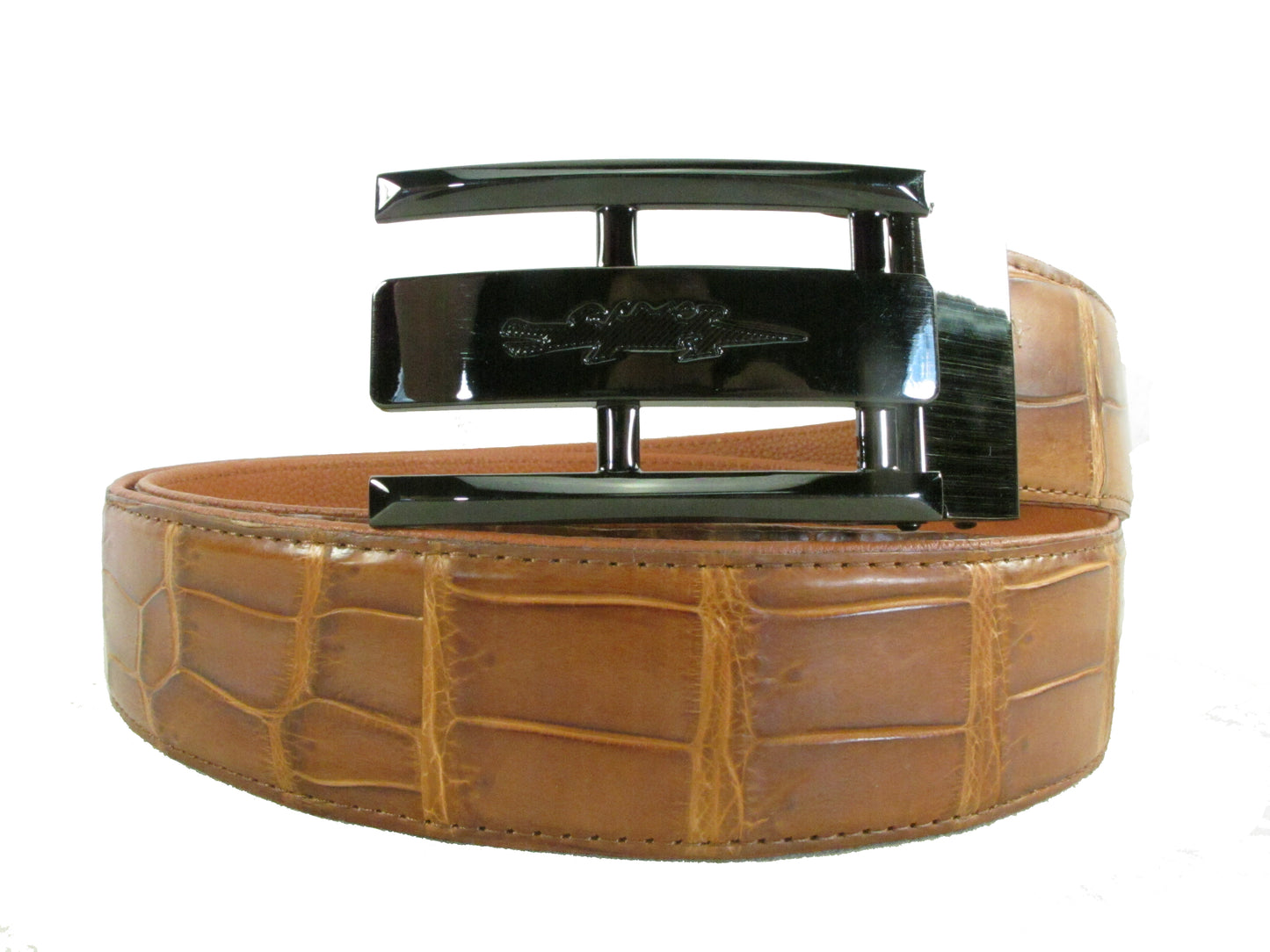 Genuine Crocodile Belly Skin Leather Luxury Casual Working Men's Belt