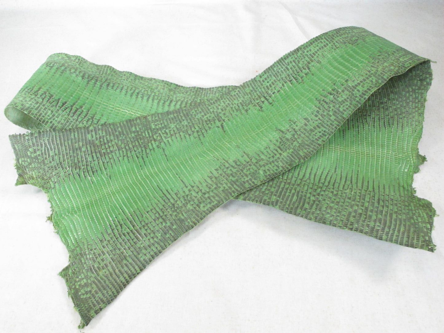 Genuine Lizard Skin Leather Scraps Hide Pelt 100 grams