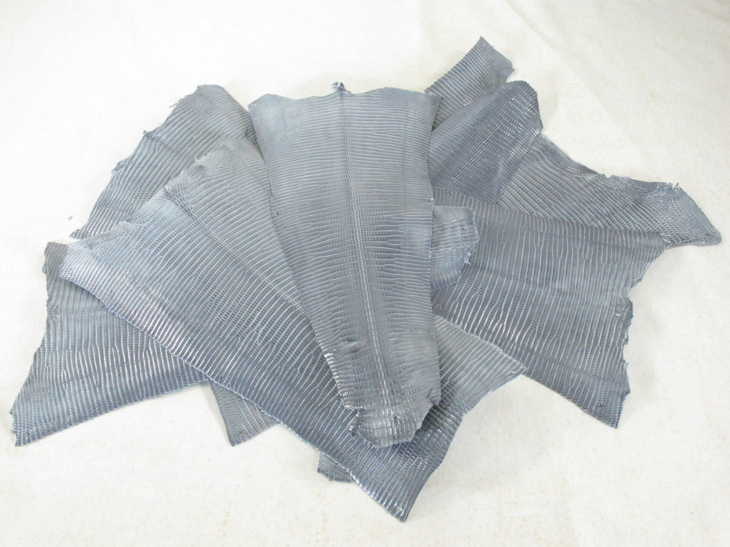 Genuine Lizard Skin Leather Scraps Hide Pelt 100 grams