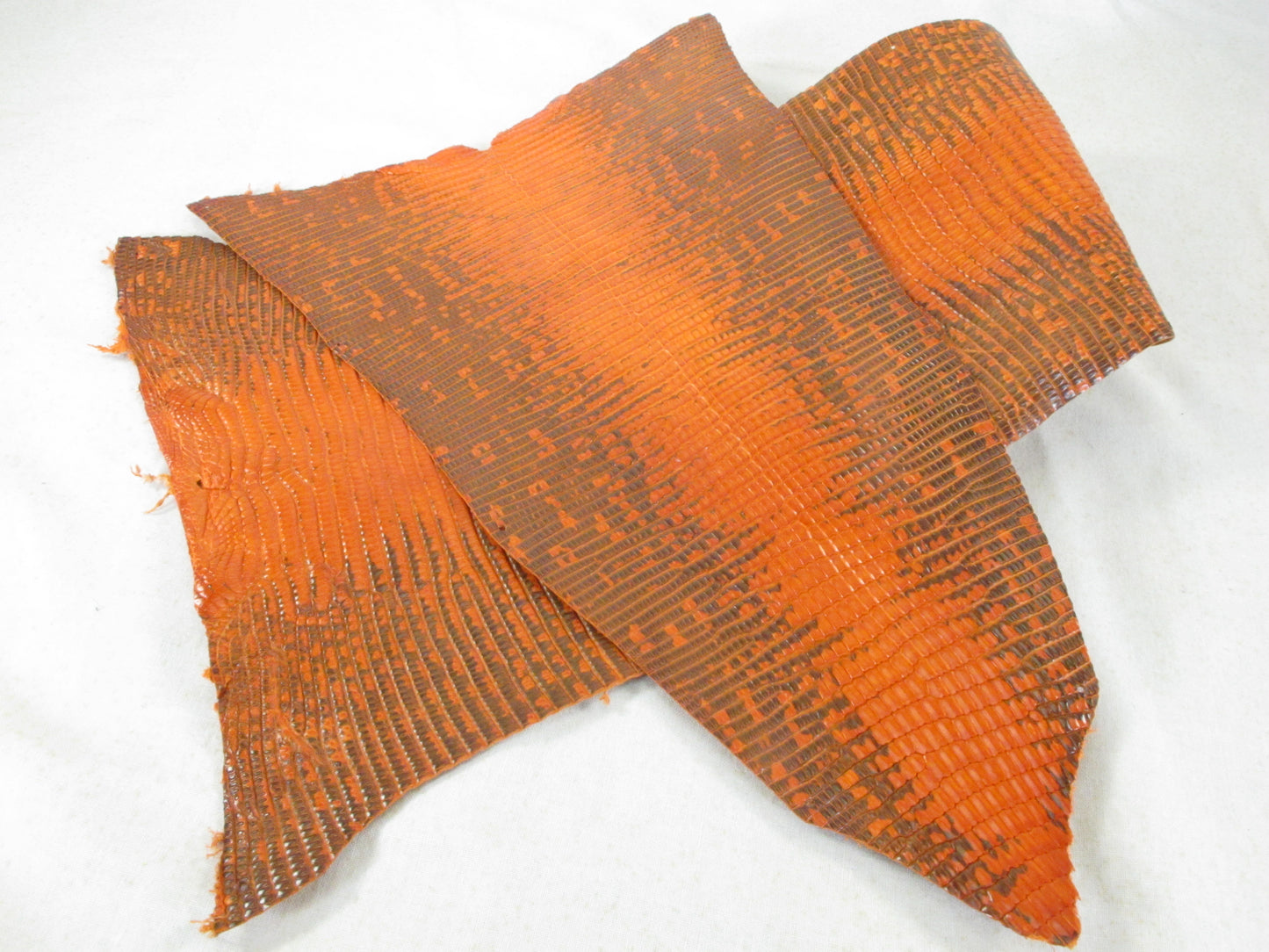 Genuine Lizard Skin Leather Scraps Hide Pelt 100 grams