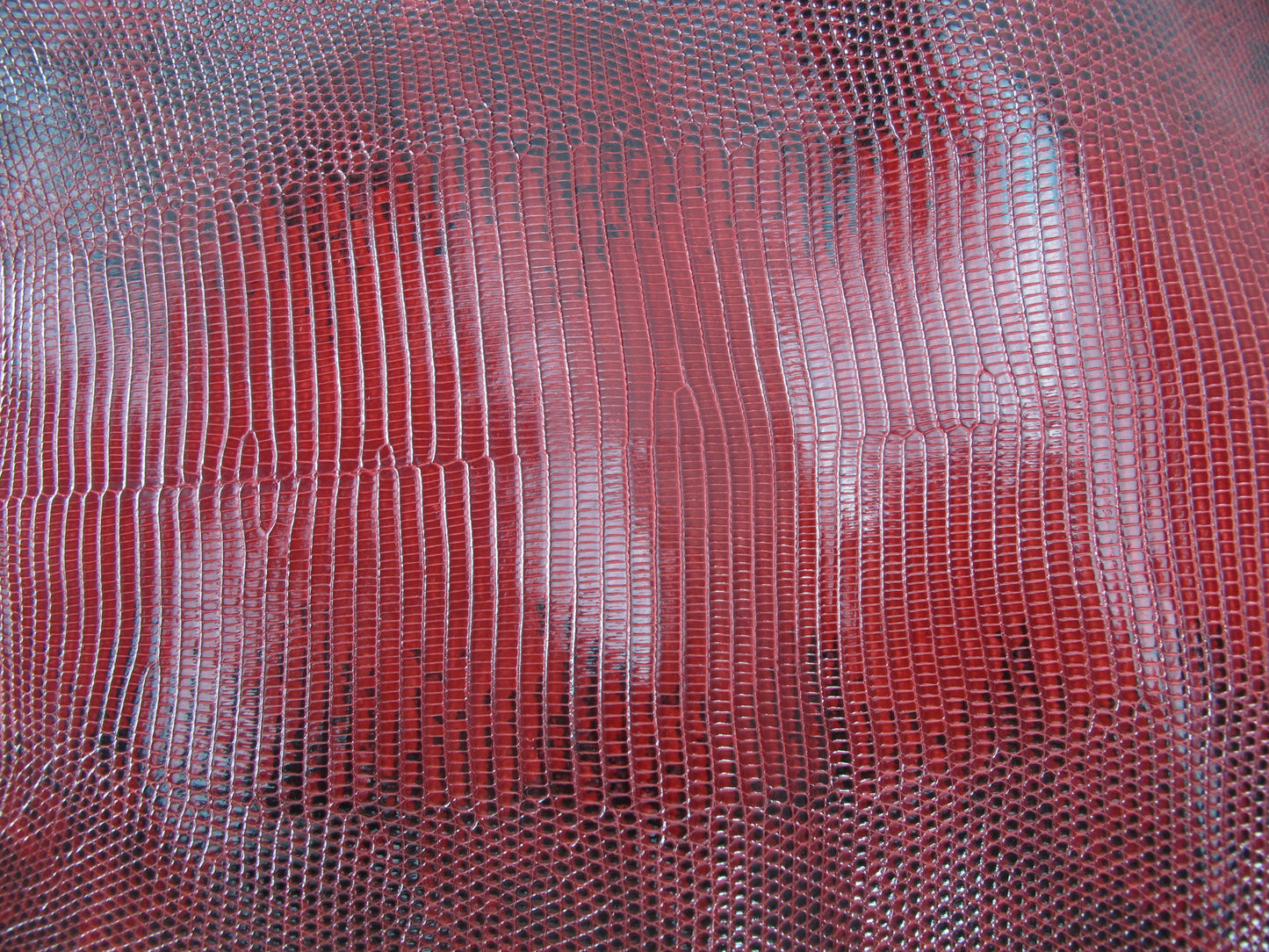 Genuine Water Monitor Lizard Belly Skin Leather Hide Pelt Ruby Red