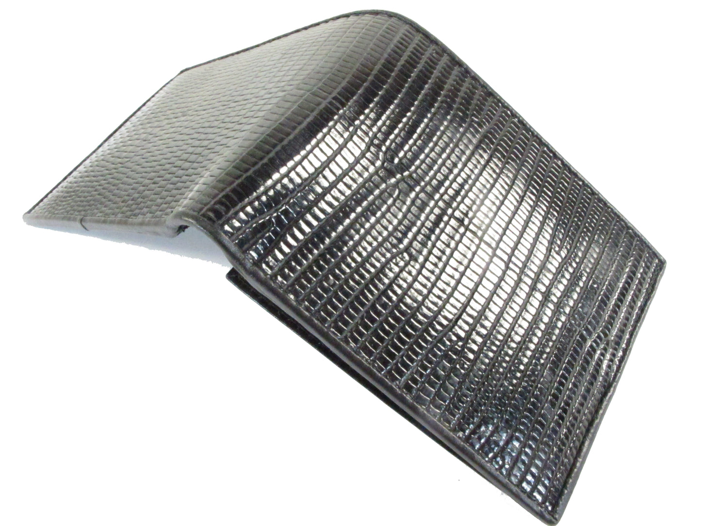 Genuine Lizard Belly Skin Leather Bifold Wallet