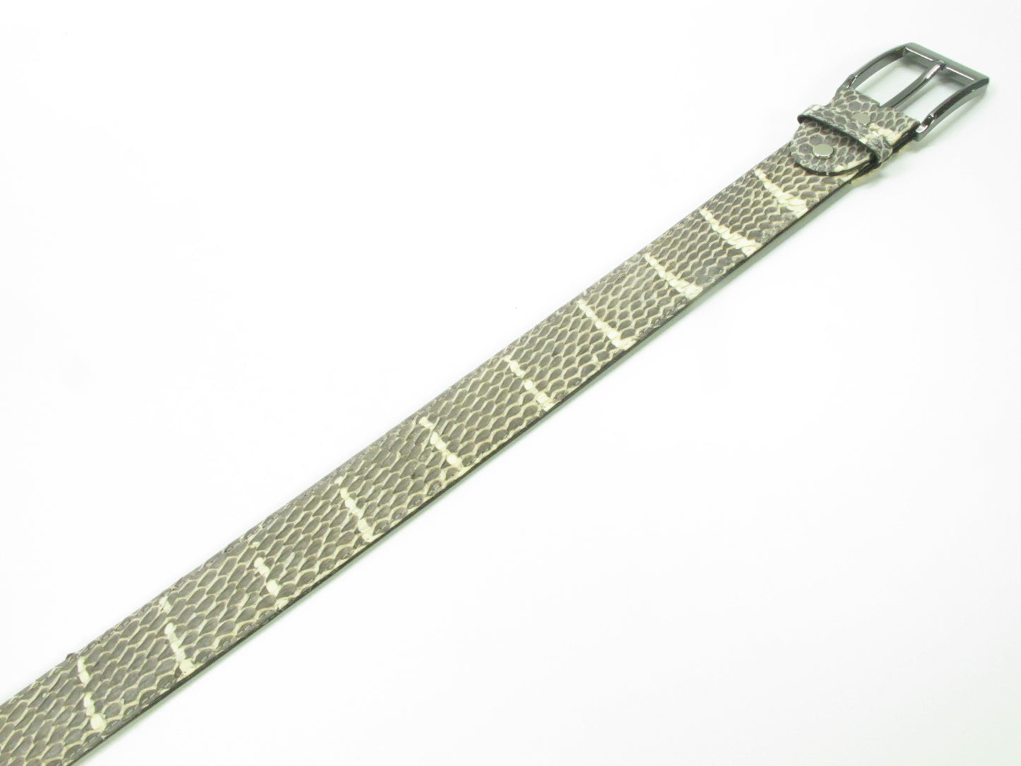 Genuine Mangrove Snake Skin Leather Casual Men's Belt