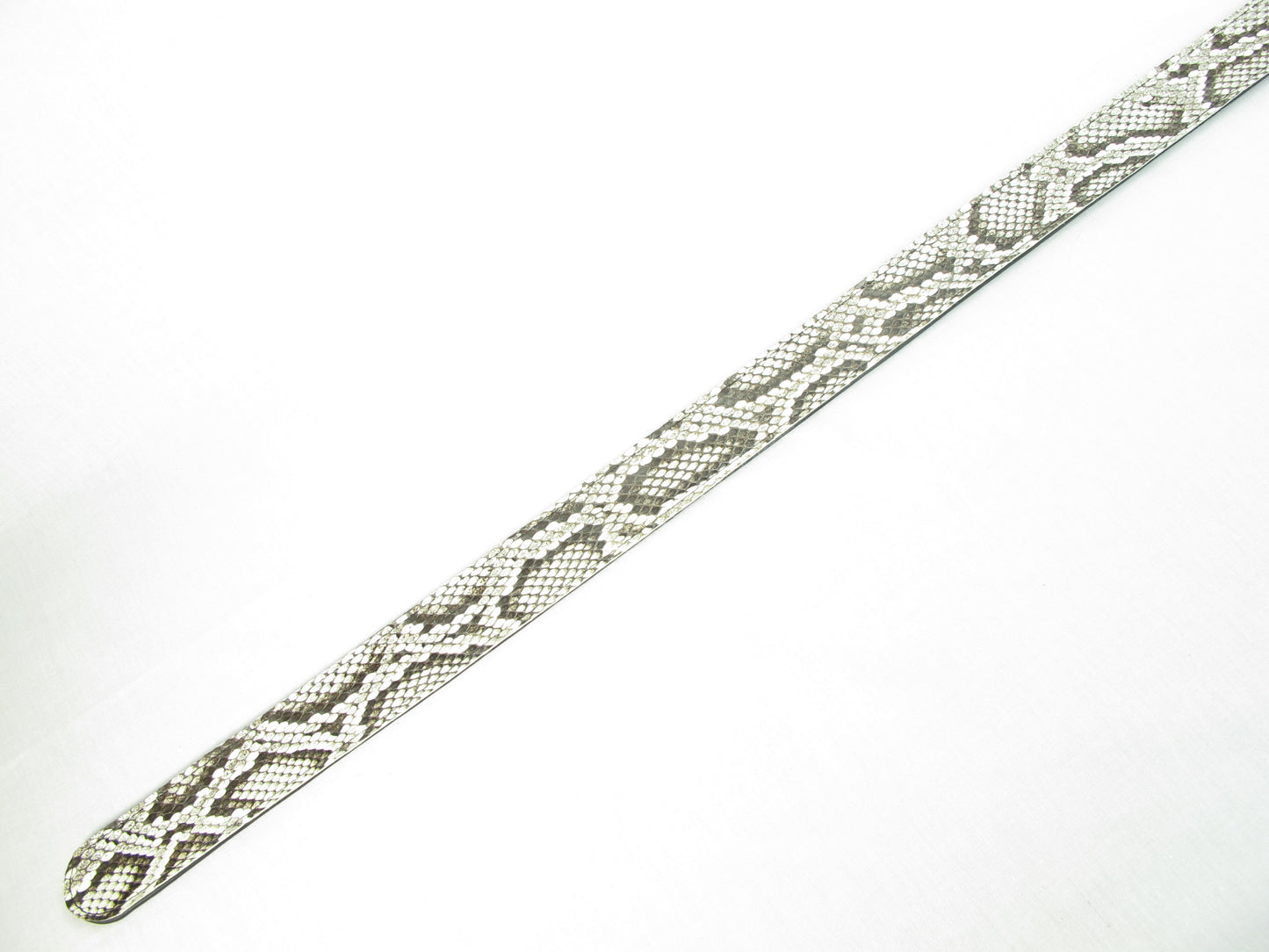 Genuine Burmese Python Snake Skin Leather Auto Locking Men's Belt