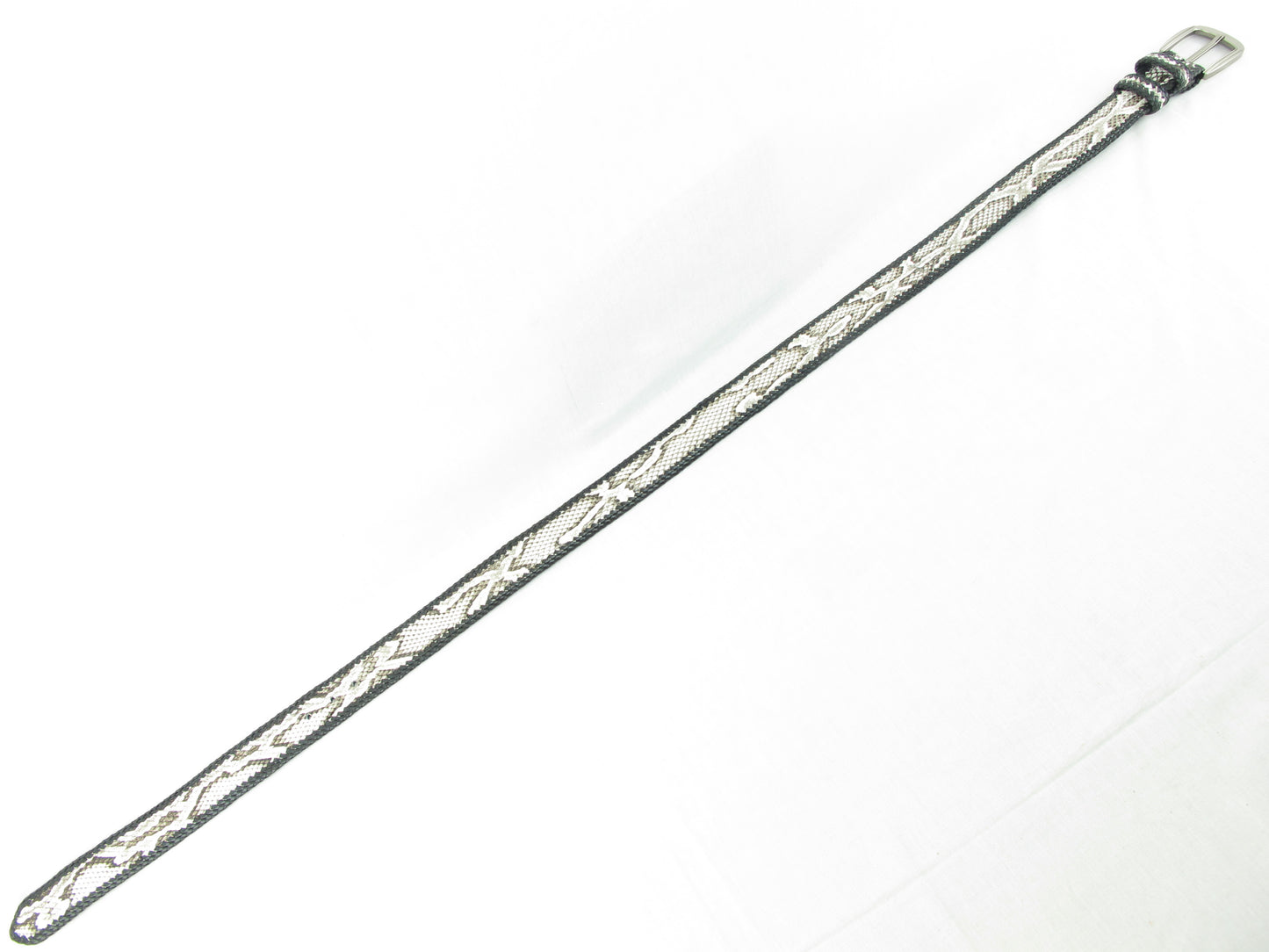 Genuine Burmese Python Snake Skin Leather Handmade Men's Belt