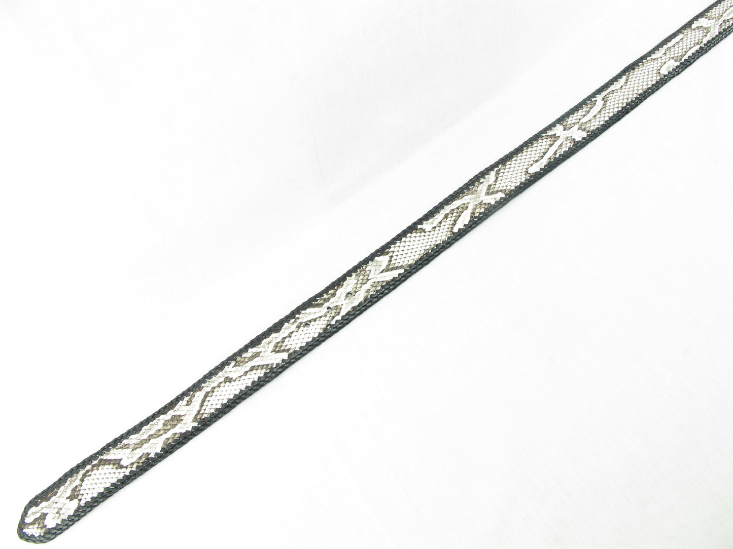 Genuine Burmese Python Snake Skin Leather Handmade Men's Belt