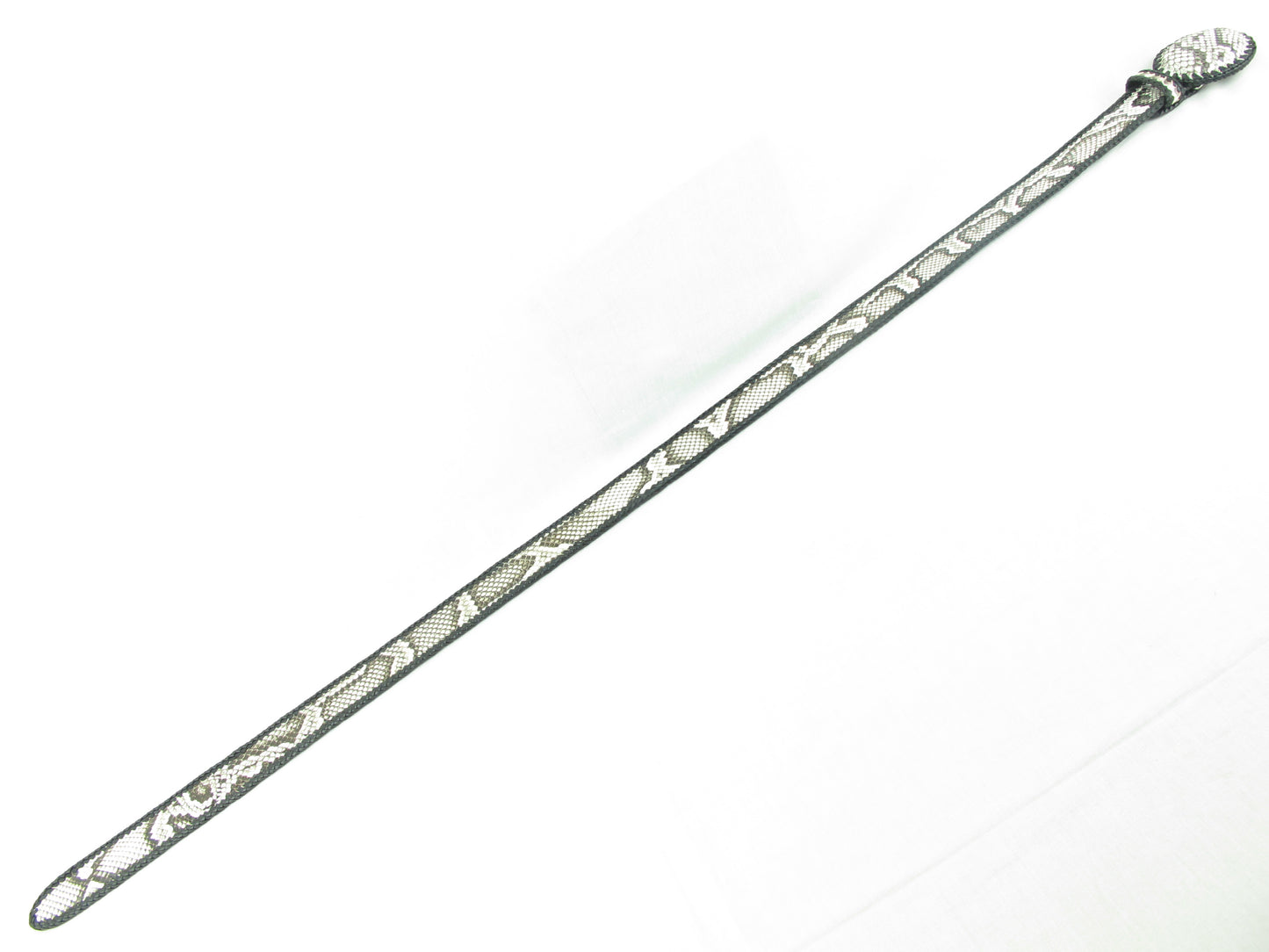 Genuine Burmese Python Snake Skin Leather Cowboy Handmade Men's Belt