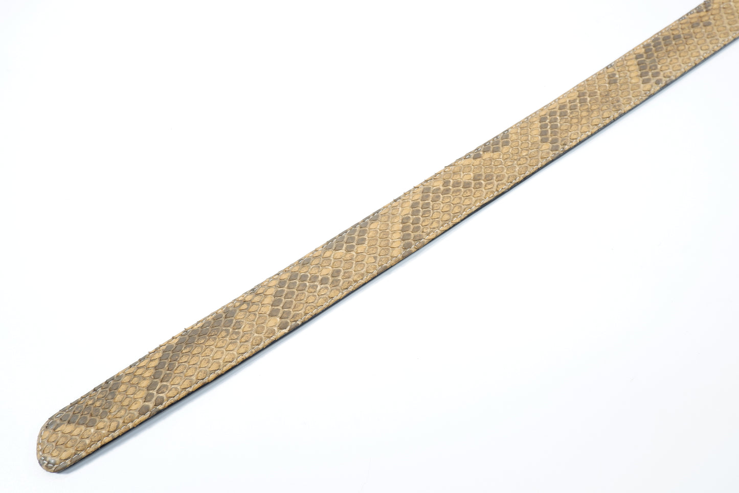 Genuine Burmese Python Snake Skin Leather Casual Men's Belt