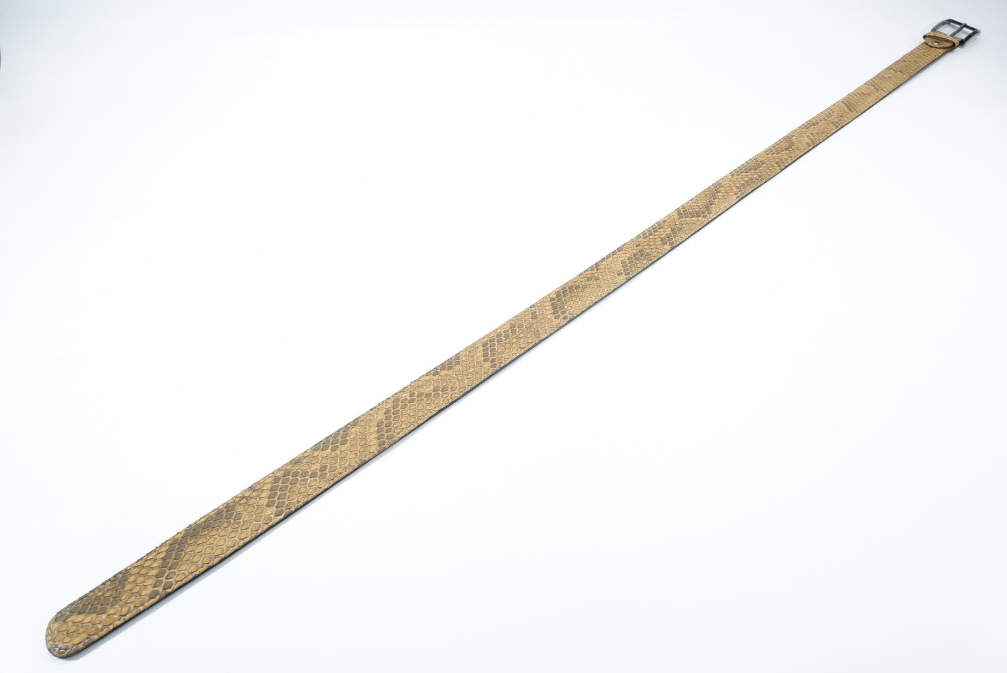 Genuine Burmese Python Snake Skin Leather Casual Men's Belt