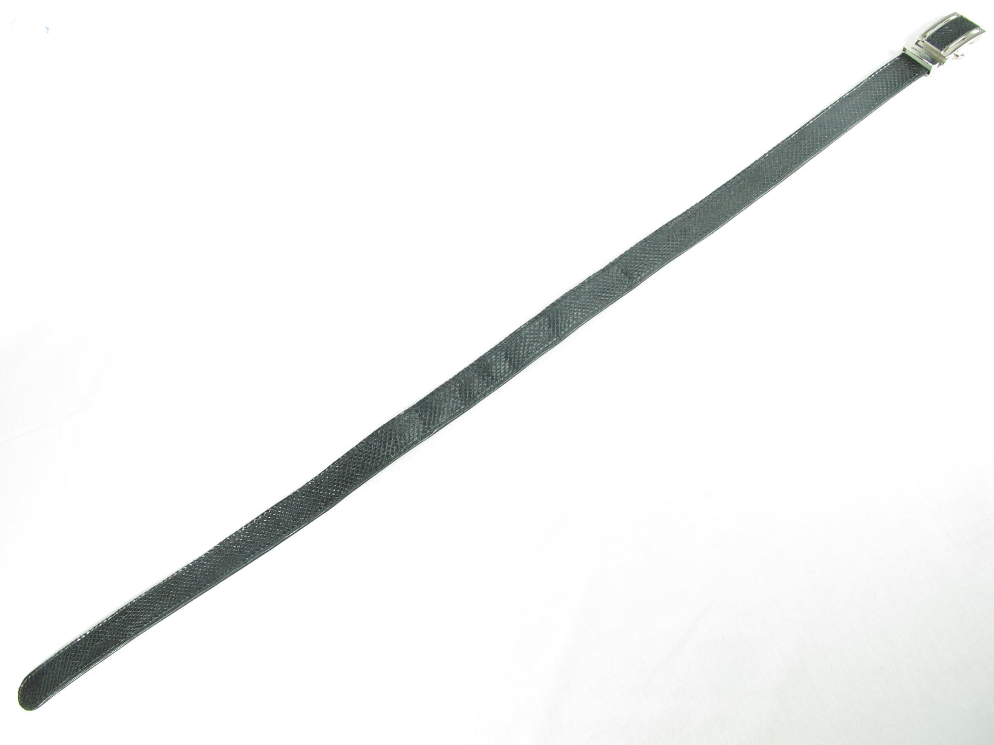 Genuine Python Snake Skin Leather Auto Locking Men's Belt