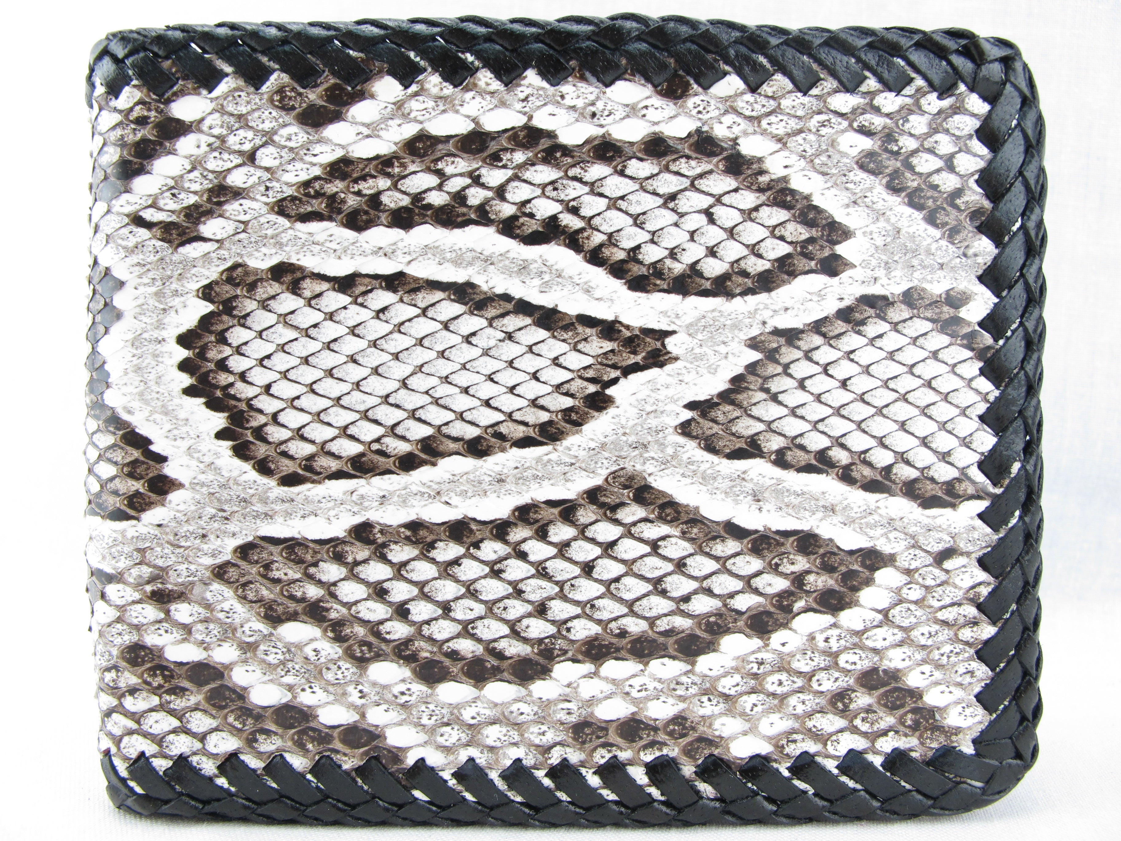 Burmese Python Leather Genuine Burmese Python Snake Skin Leather Handmade Bifold Wallet – PELGIO