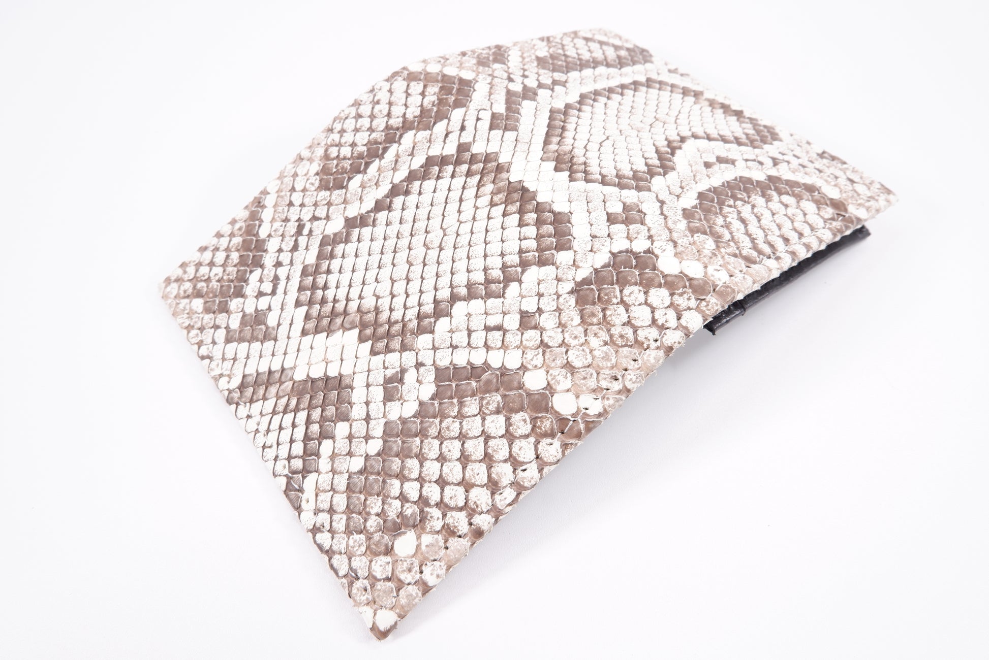 Burmese Python Leather Genuine Burmese Python Skin Business & Credit Card Holder Wallet – PELGIO