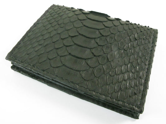 Genuine Python Belly Skin Business & Credit Card Holder Wallet