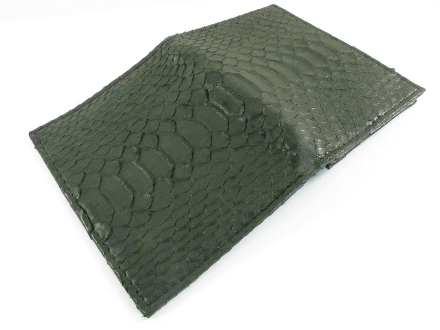 Genuine Python Belly Skin Business & Credit Card Holder Wallet