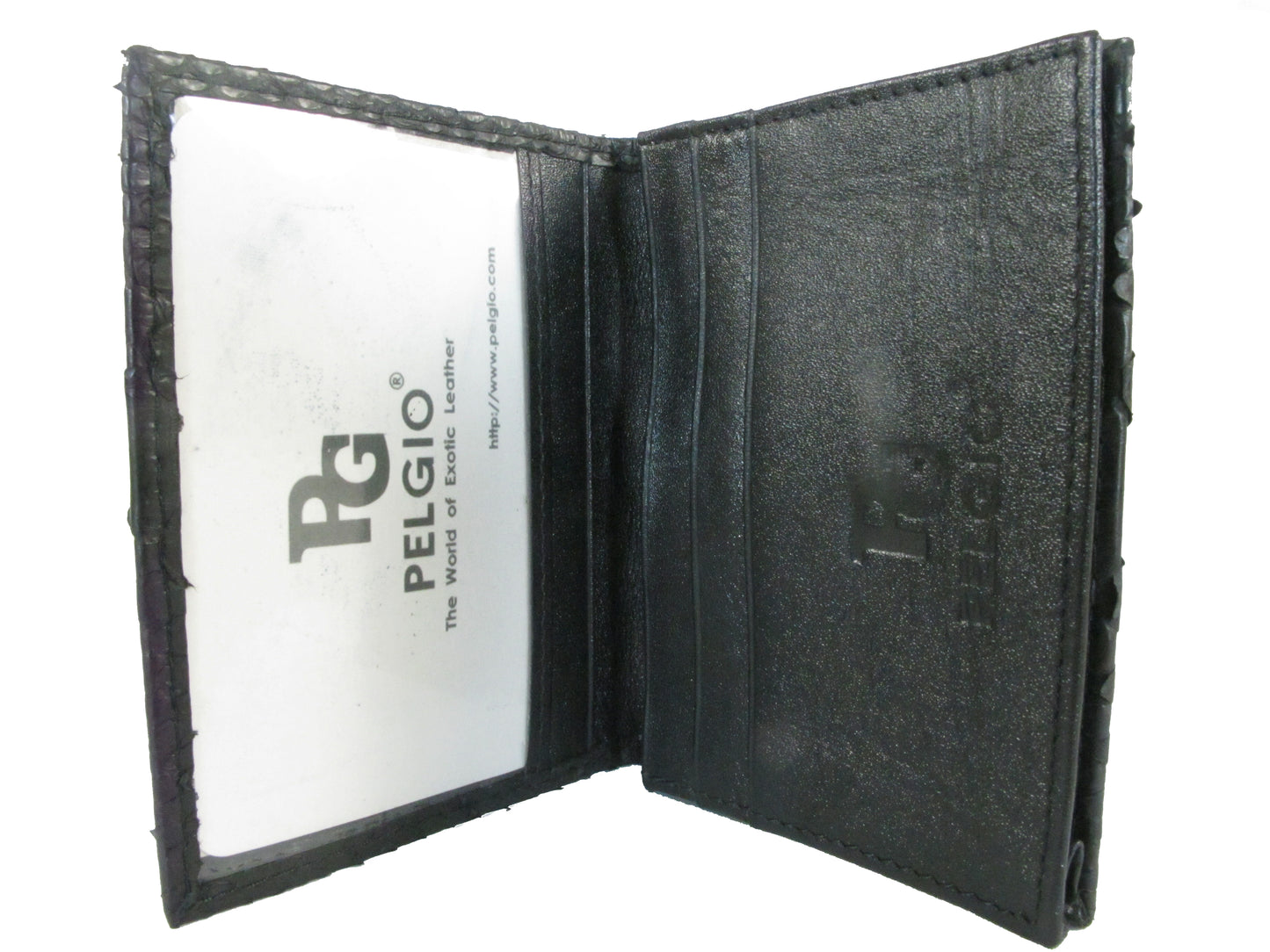 Genuine Python Belly Skin Business & Credit Card Holder Wallet