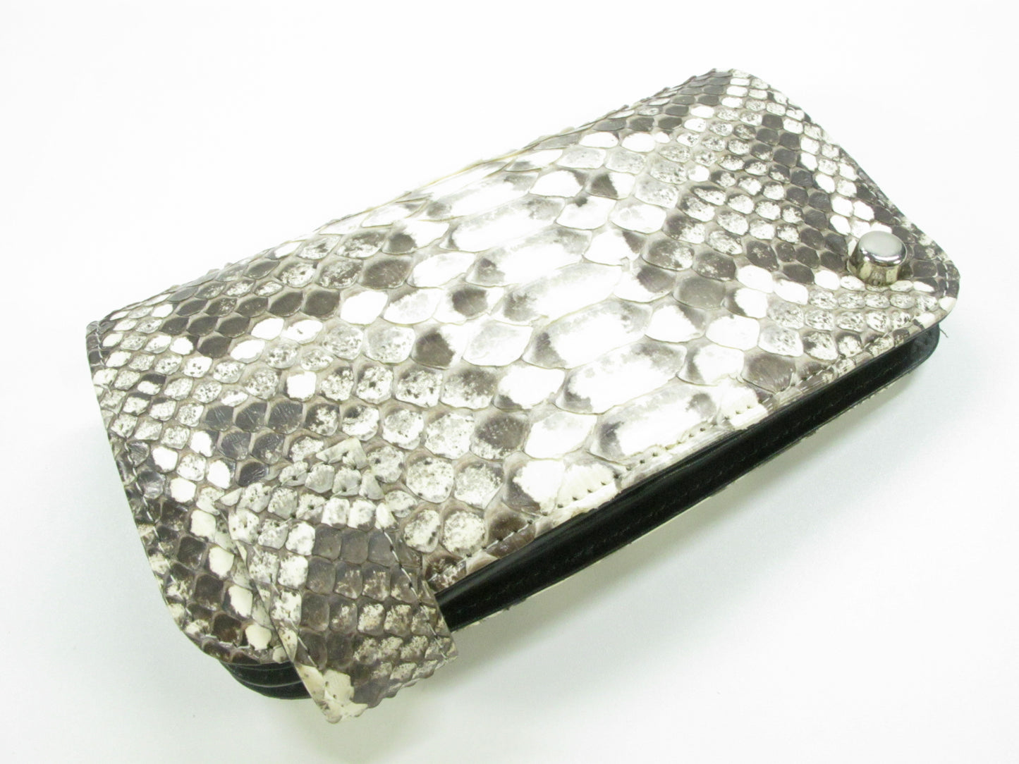 Genuine Burmese Python Belly Skin Business & Credit Card Holder Wallet