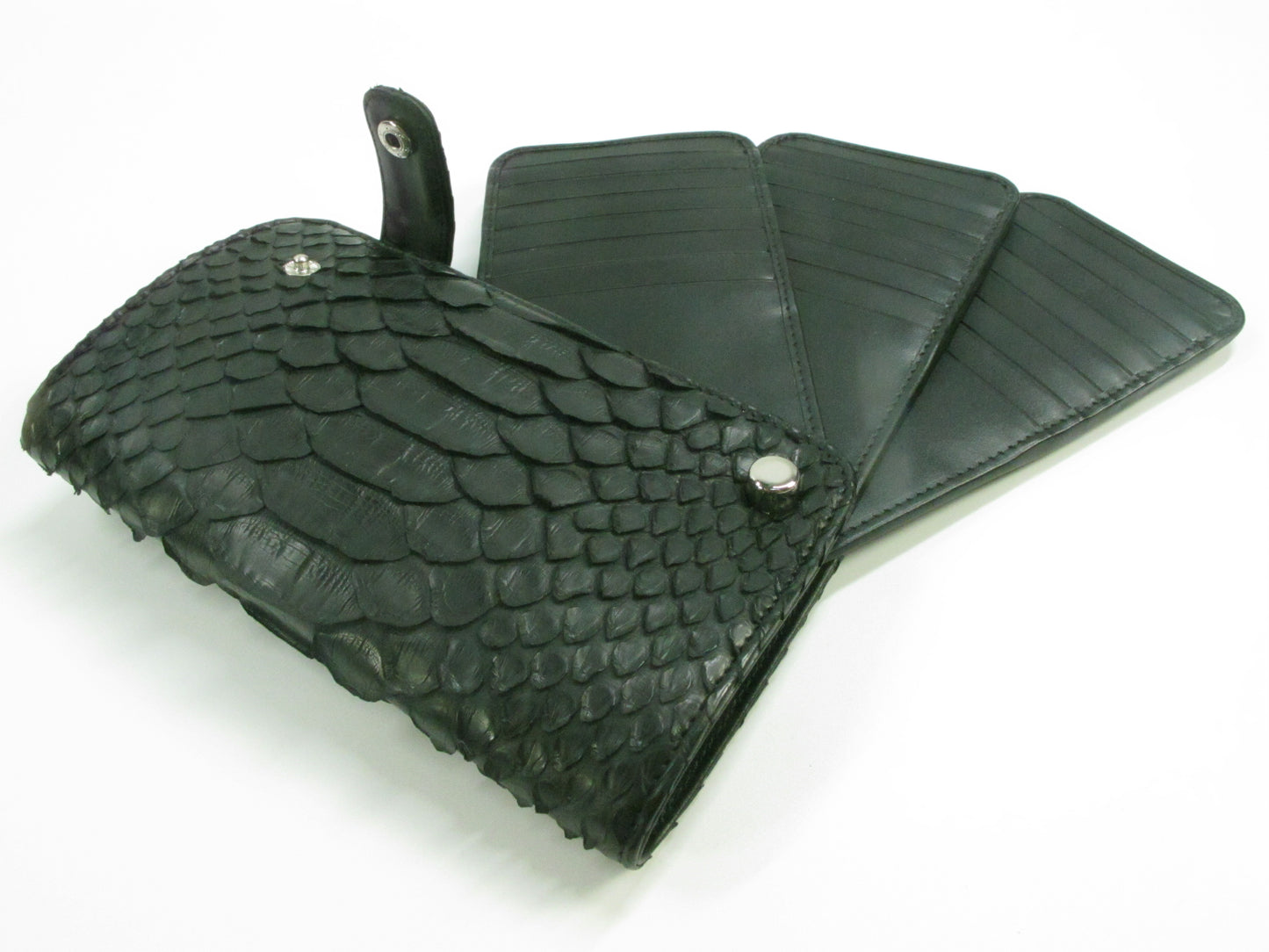 Genuine Python Belly Skin Business & Credit Card Holder Wallet